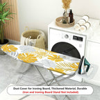 1-Piece Tropical Leaves Floral Greenery  Ironing Board Cover, Universal Size, Without Board