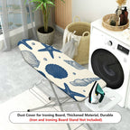 1-Piece Seashell Starfish Ocean  Ironing Board Cover, Universal Size, Without Board