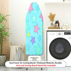 1-Piece Stars Multicolor Pastel  Ironing Board Cover, Universal Size, Without Board