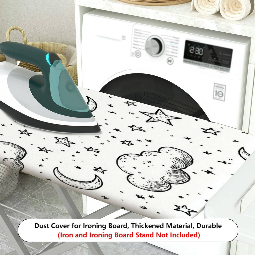 1-Piece Moon Cloud Star  Ironing Board Cover, Universal Size, Without Board
