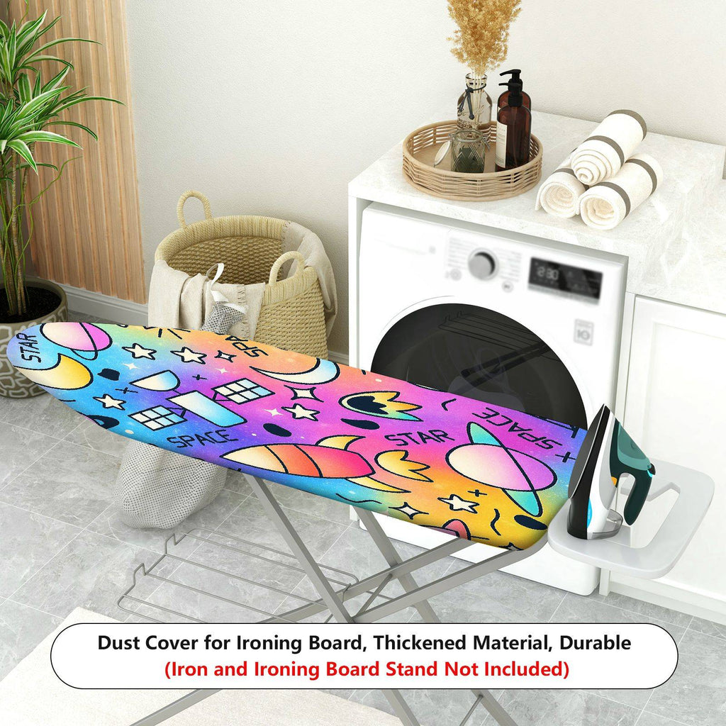 1-Piece Space Star Planet  Ironing Board Cover, Universal Size, Without Board