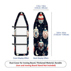 1-Piece Christmas Ornament Ball Snowflake  Ironing Board Cover, Universal Size, Without Board