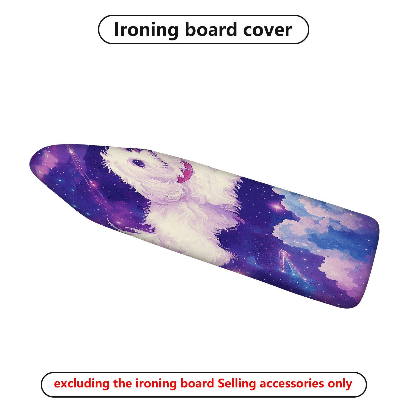 1-Piece Dog Cloud Galaxy  Ironing Board Cover, Universal Size, Without Board