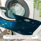 1-Piece Starry Night Moon Flower  Ironing Board Cover, Universal Size, Without Board
