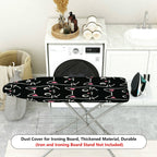 1-Piece Cute Cat Black Theme  Ironing Board Cover, Universal Size, Without Board
