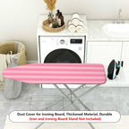 1-Piece Pink Striped Pattern  Ironing Board Cover, Universal Size, Without Board