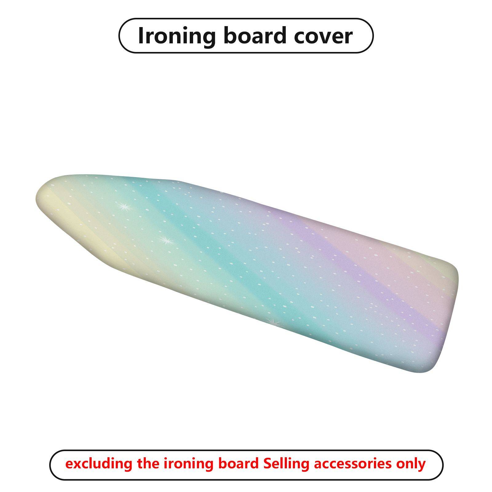 1-Piece Aurora Starry Pastel  Ironing Board Cover, Universal Size, Without Board