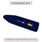 1-Piece Starry Night Blue Gold Starry Sky  Ironing Board Cover, Universal Size, Without Board