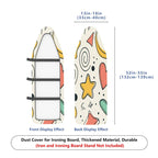 1-Piece Star Heart Swirl  Ironing Board Cover, Universal Size, Without Board