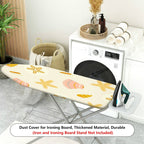 1-Piece Sea Shell Starfish Sand Dollar  Ironing Board Cover, Universal Size, Without Board