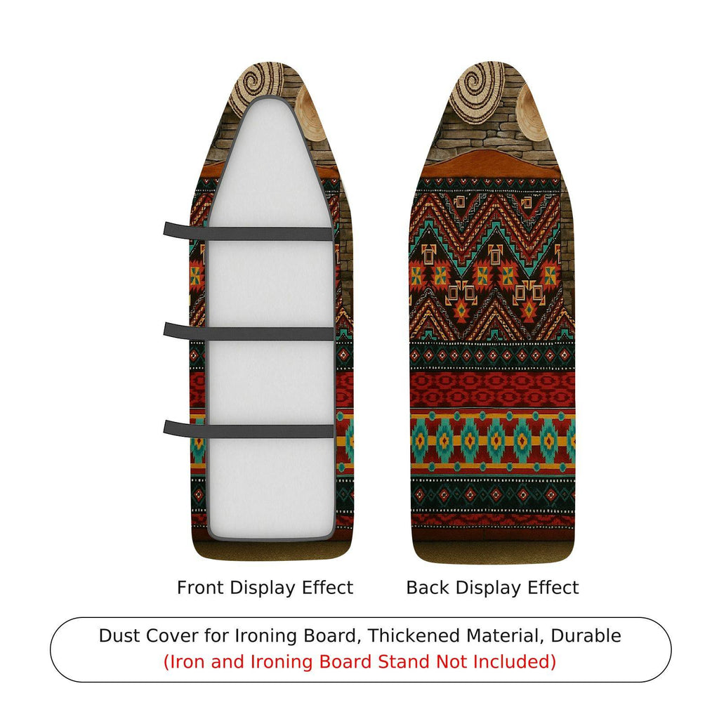 1-Piece Ethnic Retro Geometric  Ironing Board Cover, Universal Size, Without Board