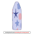 1-Piece Starfish Shell Nautical  Ironing Board Cover, Universal Size, Without Board