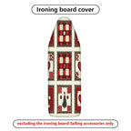 1-Piece Christmas Tree Button Heart  Ironing Board Cover, Universal Size, Without Board