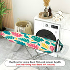 1-Piece Tropical Floral Leaves Pattern Decorative  Ironing Board Cover, Universal Size, Without Board