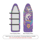 1-Piece Unicorn Rainbow Stars  Ironing Board Cover, Universal Size, Without Board