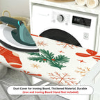 1-Piece Christmas Stocking Tree Snowflake  Ironing Board Cover, Universal Size, Without Board