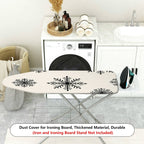 1-Piece Snowflake Pattern Christmas Winter  Ironing Board Cover, Universal Size, Without Board