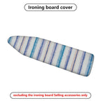 1-Piece Striped Pattern Blue White  Ironing Board Cover, Universal Size, Without Board