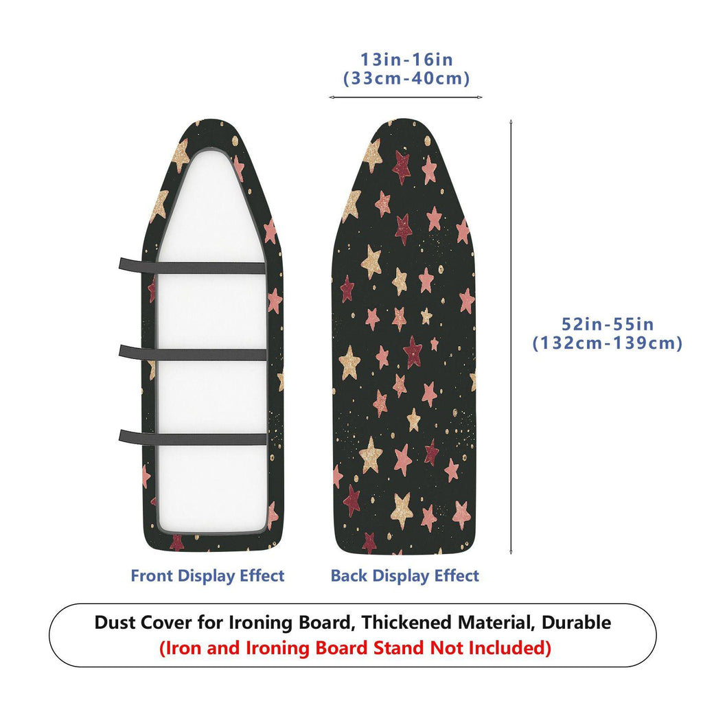 1-Piece Starry Pattern Colorful Star Glitter  Ironing Board Cover, Universal Size, Without Board