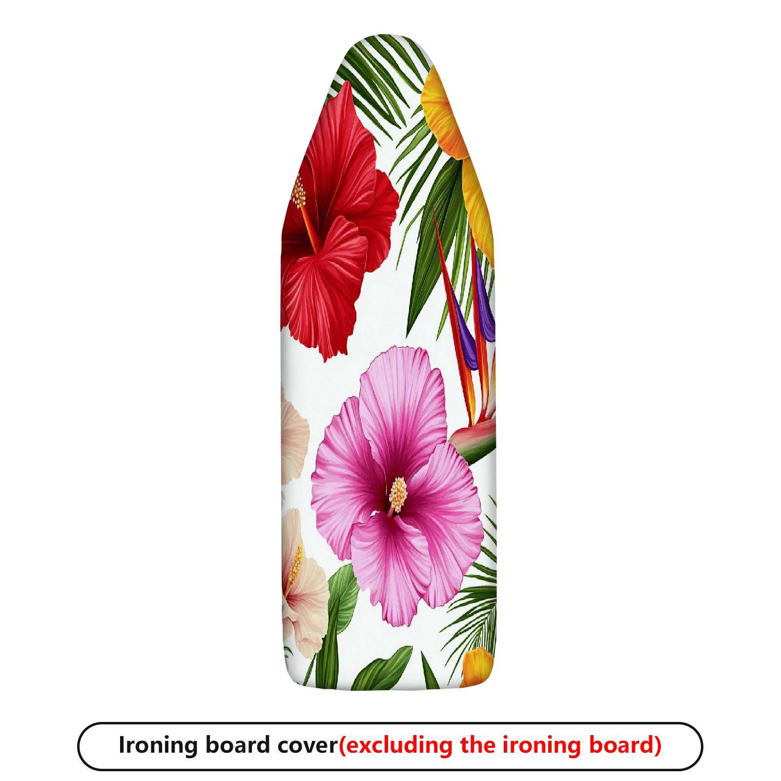 1-Piece Tropical Floral Exotic  Ironing Board Cover, Universal Size, Without Board