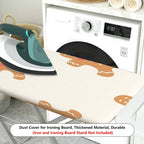 1-Piece Gingerbread Christmas Decorative  Ironing Board Cover, Universal Size, Without Board