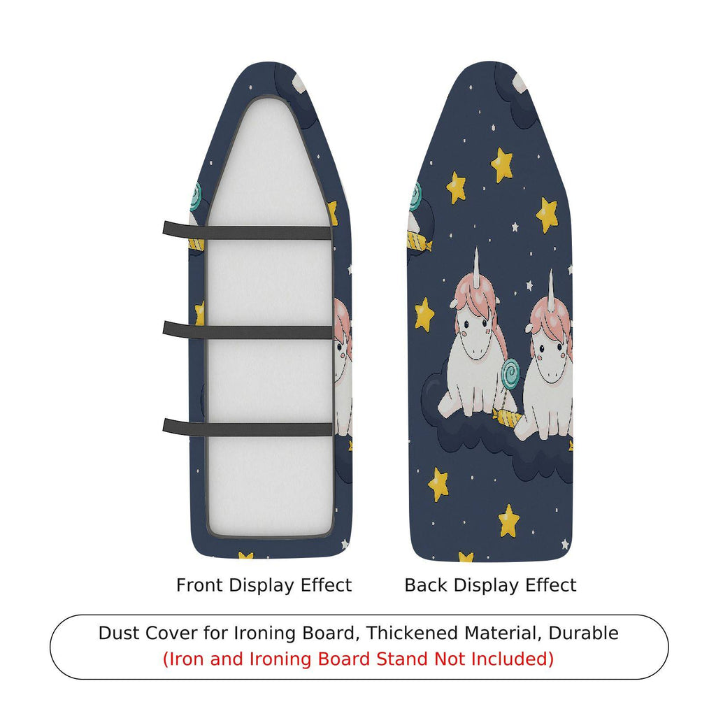 1-Piece Unicorn Star Galaxy  Ironing Board Cover, Universal Size, Without Board