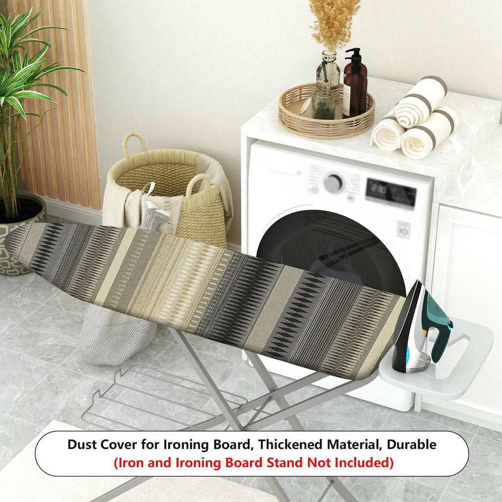 1-Piece Geometric Striped Pattern Modern  Ironing Board Cover, Universal Size, Without Board