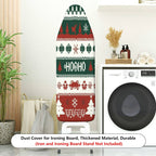 1-Piece Reindeer Christmas Snowflake  Ironing Board Cover, Universal Size, Without Board