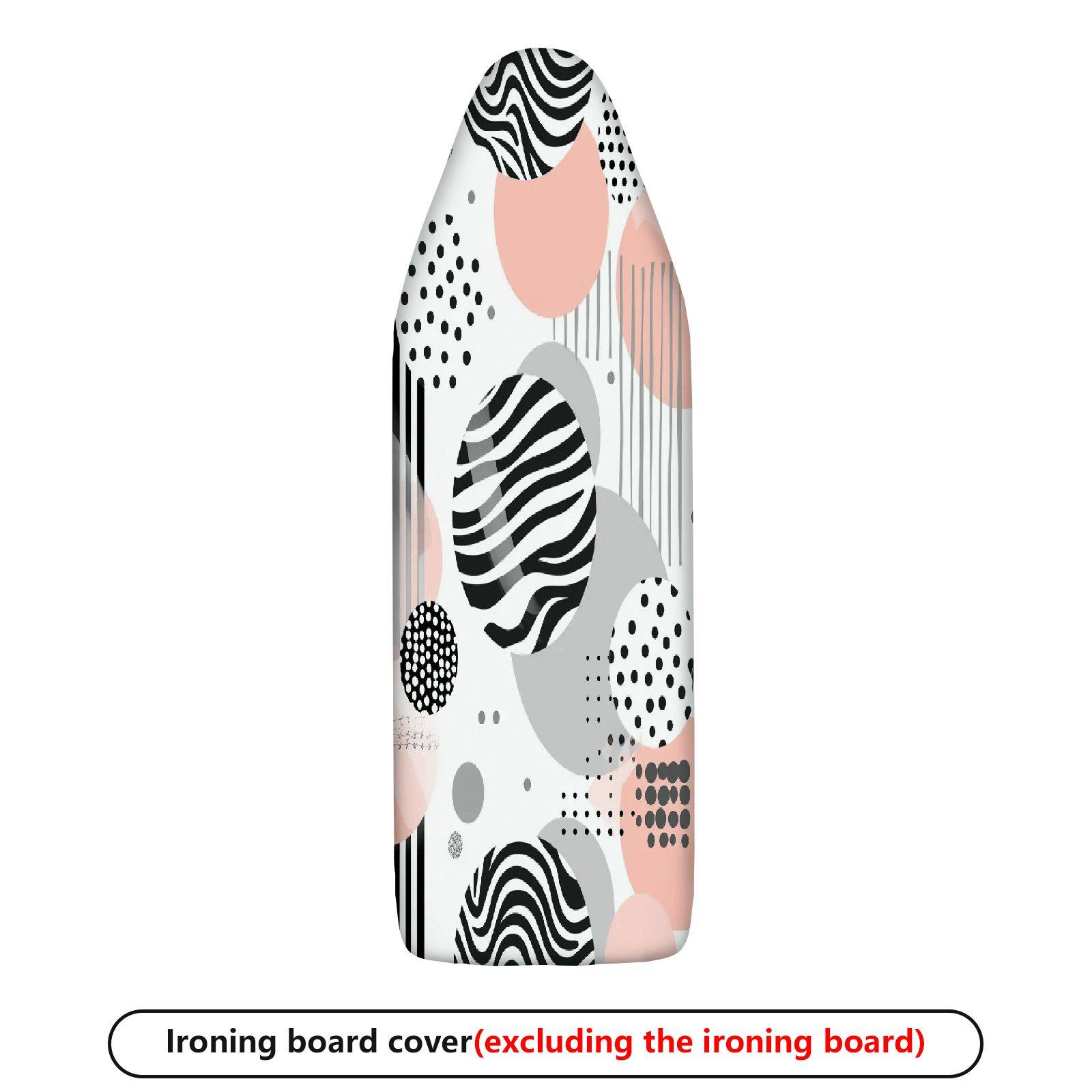 1-Piece Abstract Geometric Dots Striped  Ironing Board Cover, Universal Size, Without Board