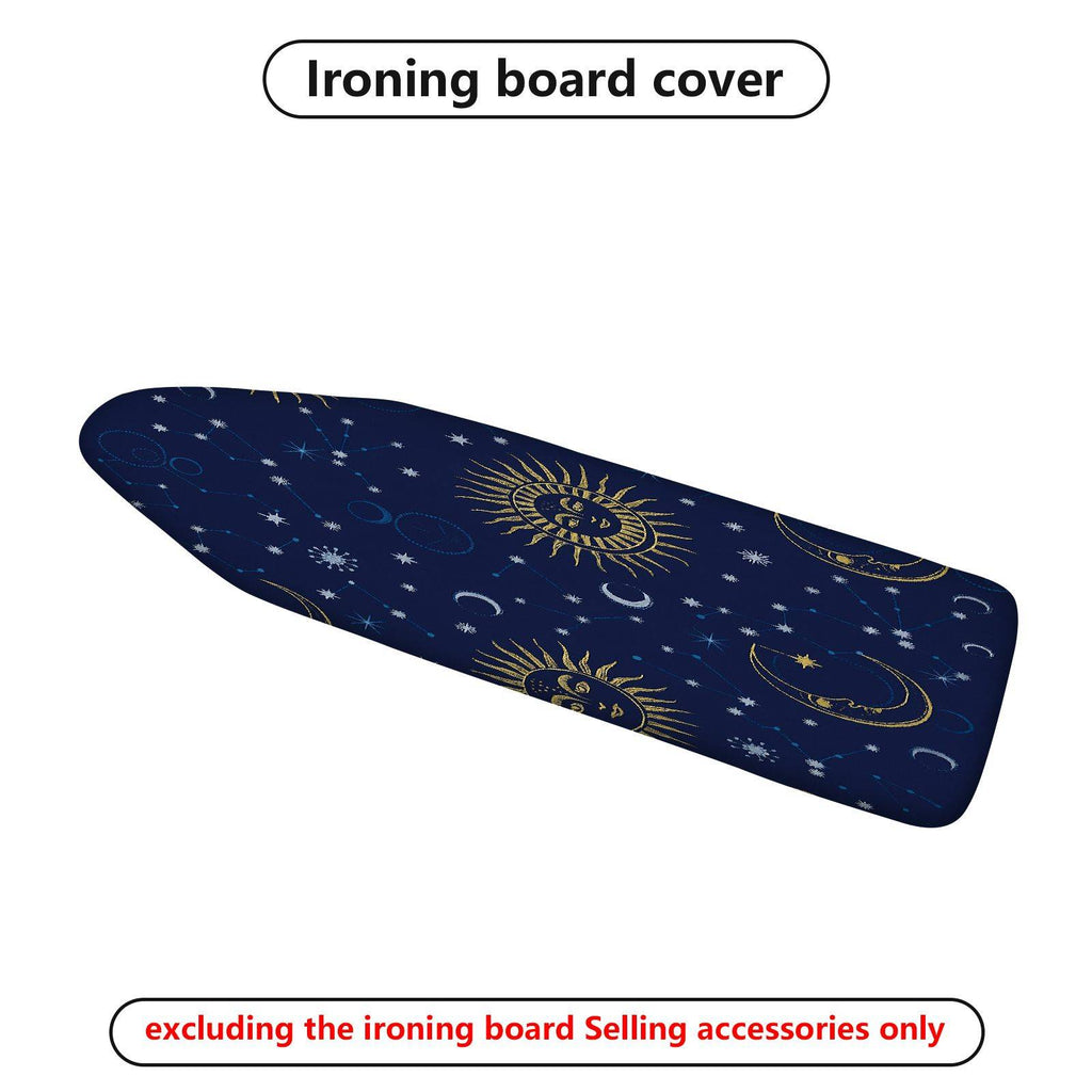 1-Piece Sun Moon Stars  Ironing Board Cover, Universal Size, Without Board