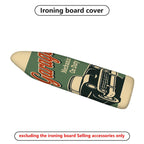 1-Piece Retro Car Garage Mechanic  Ironing Board Cover, Universal Size, Without Board