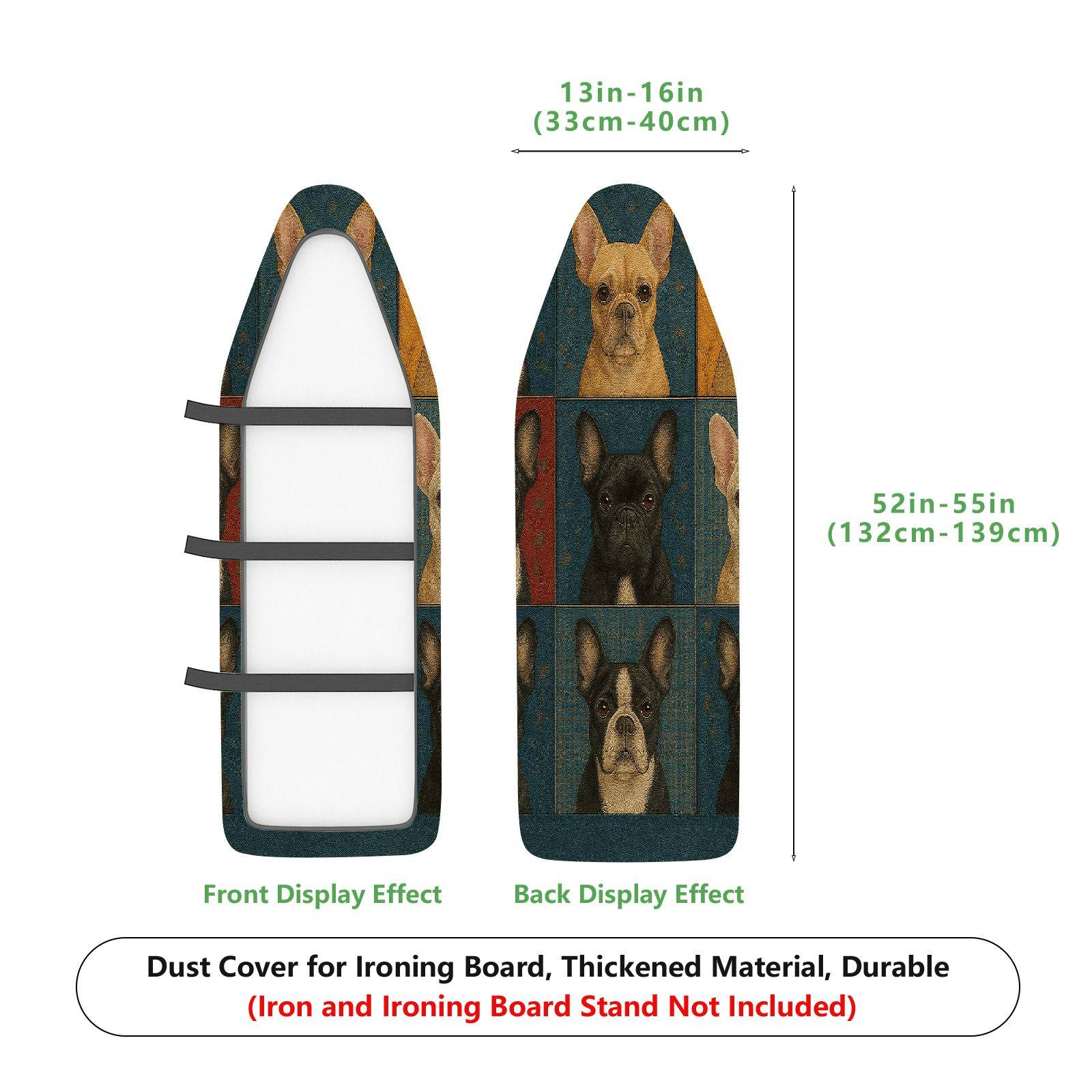 1-Piece Dog Artistic Decorative  Ironing Board Cover, Universal Size, Without Board