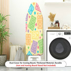 1-Piece Bear Star Colorful  Ironing Board Cover, Universal Size, Without Board