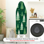 1-Piece Christmas Tree Pattern Forest Green Theme  Ironing Board Cover, Universal Size, Without Board