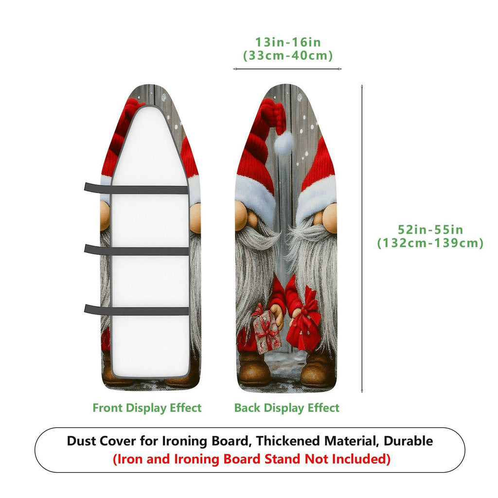 1-Piece Santa Claus Gnome Gift  Ironing Board Cover, Universal Size, Without Board