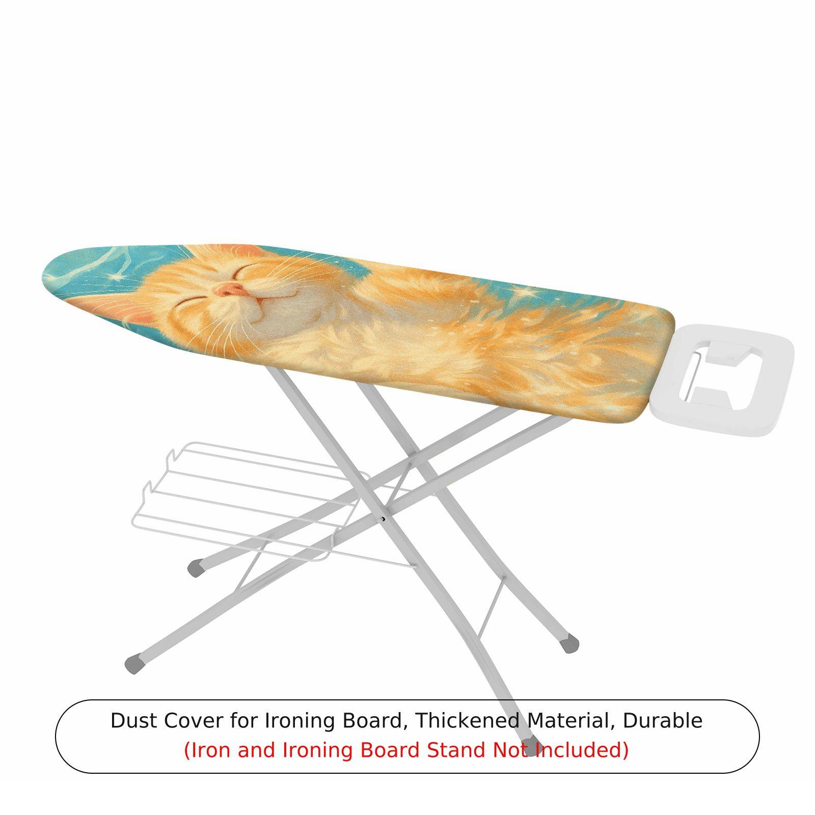 1-Piece Cat Cozy Relax  Ironing Board Cover, Universal Size, Without Board