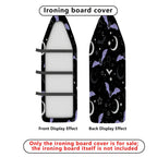 1-Piece Night Black Bat Moon Star  Ironing Board Cover, Universal Size, Without Board