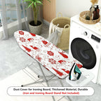 1-Piece Christmas Reindeer Snowflake  Ironing Board Cover, Universal Size, Without Board
