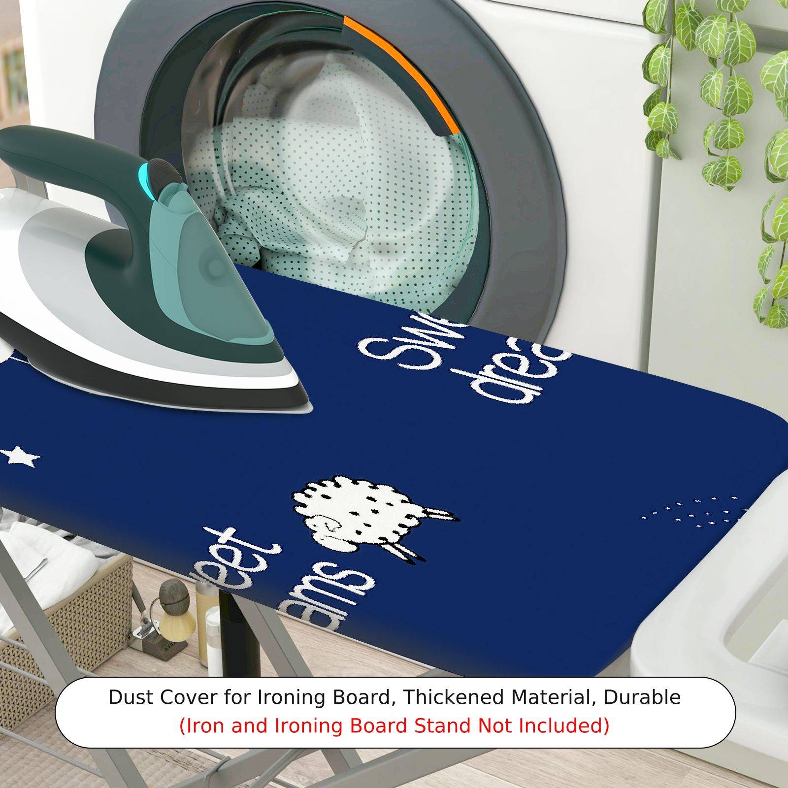 1-Piece Moon Cloud Star  Ironing Board Cover, Universal Size, Without Board