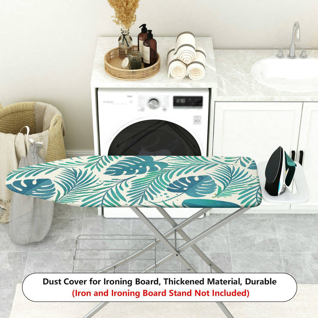 1-Piece Tropical Leaf Pattern Greenery  Ironing Board Cover, Universal Size, Without Board