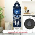1-Piece Dreamcatcher Wolf Moonlight  Ironing Board Cover, Universal Size, Without Board