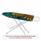 1-Piece Tropical Leaf Pattern Vibrant Color Decorative  Ironing Board Cover, Universal Size, Without Board