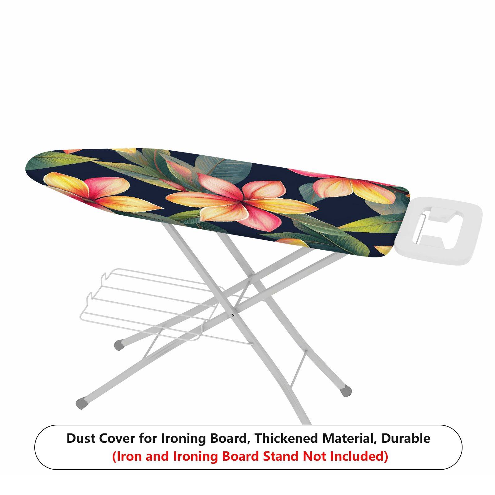 1-Piece Floral Tropical Leaves Flower  Ironing Board Cover, Universal Size, Without Board