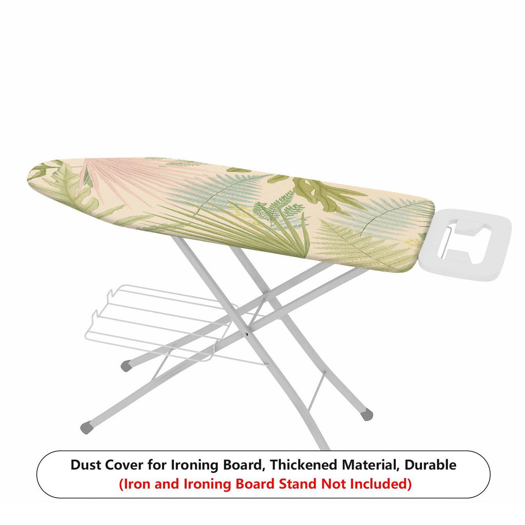 1-Piece tropical leaves greenery botanical  Ironing Board Cover, Universal Size, Without Board