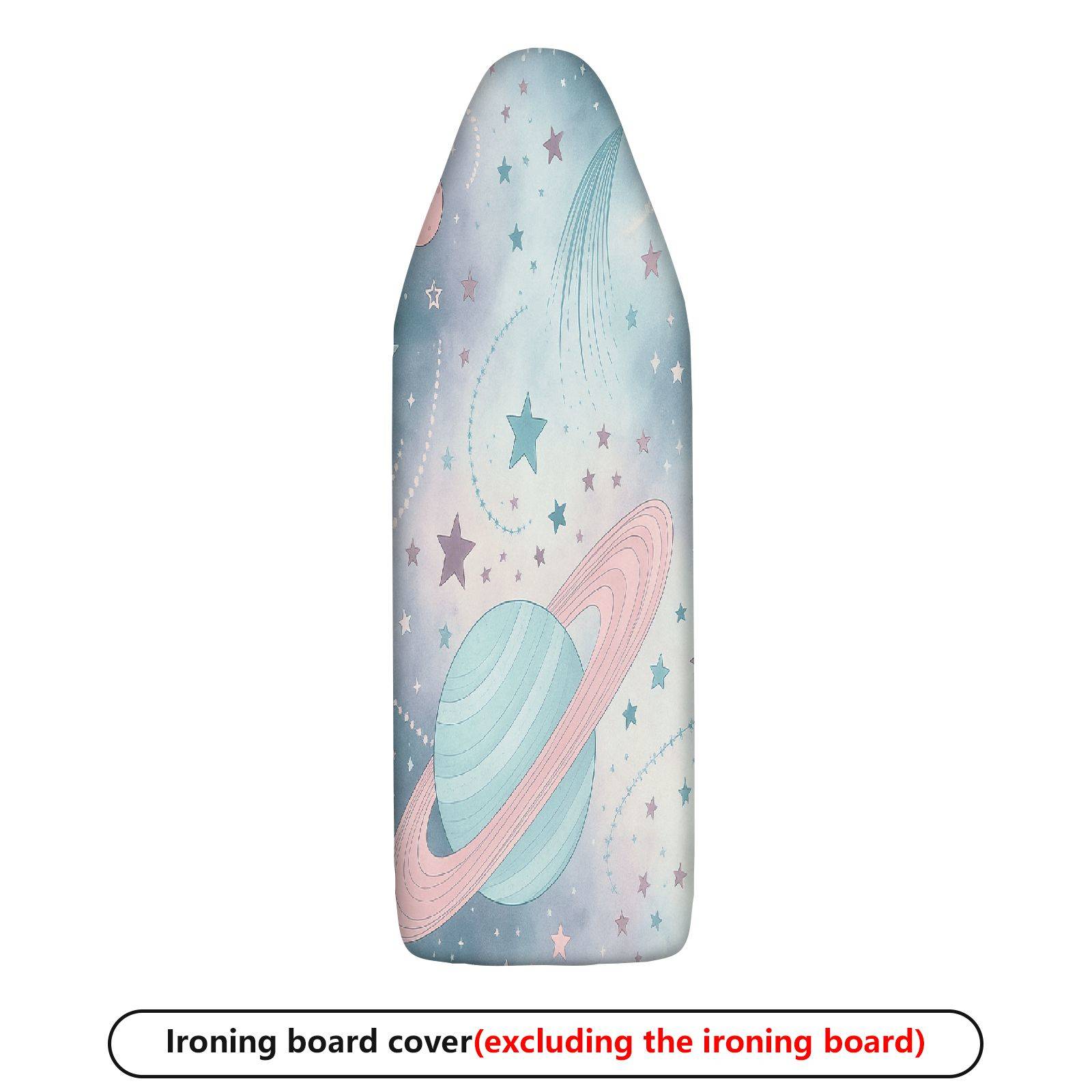 1-Piece Starry Galaxy Planet  Ironing Board Cover, Universal Size, Without Board