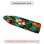 1-Piece Tropical Parrot Flower  Ironing Board Cover, Universal Size, Without Board