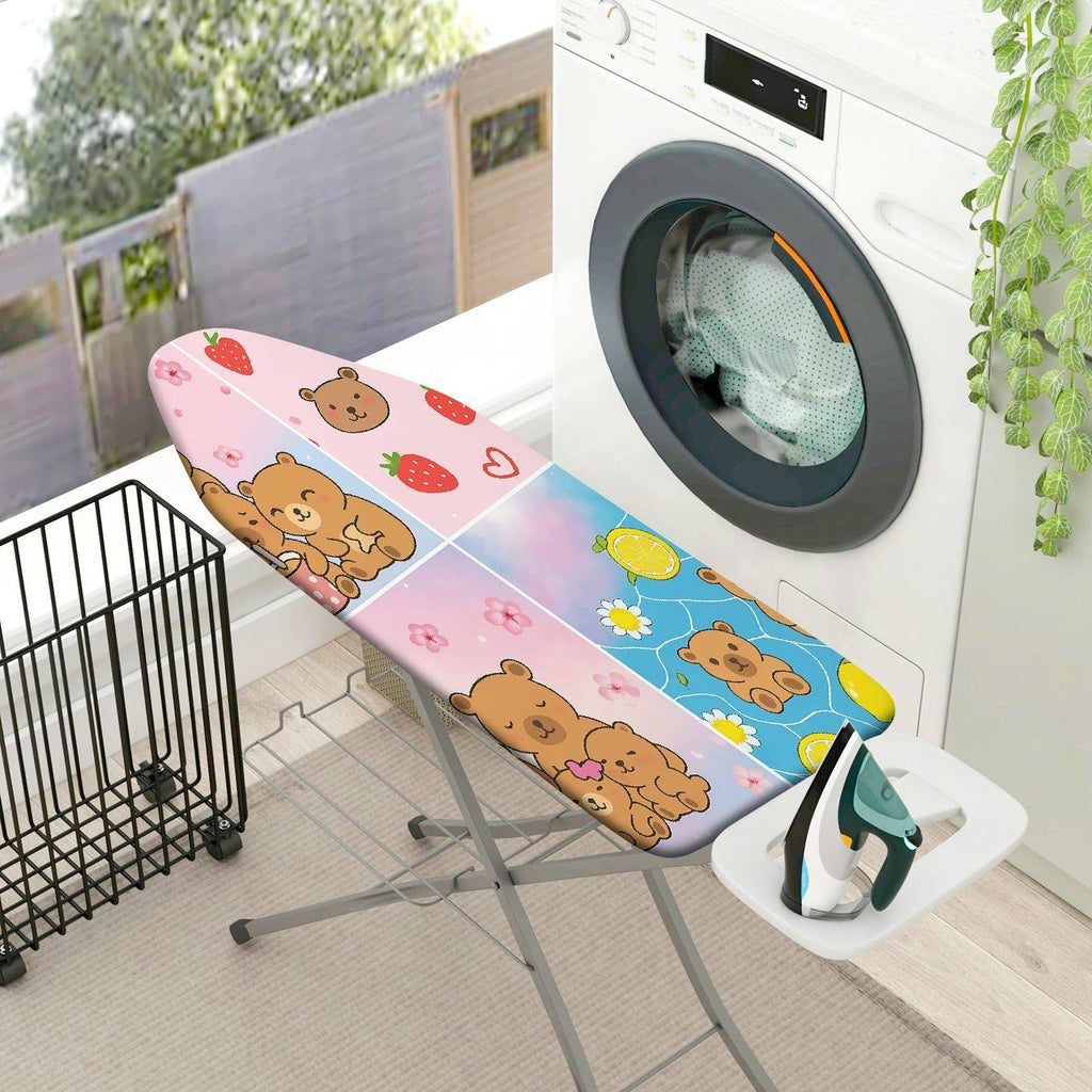 1-Piece Bear Strawberry Lemon  Ironing Board Cover, Universal Size, Without Board