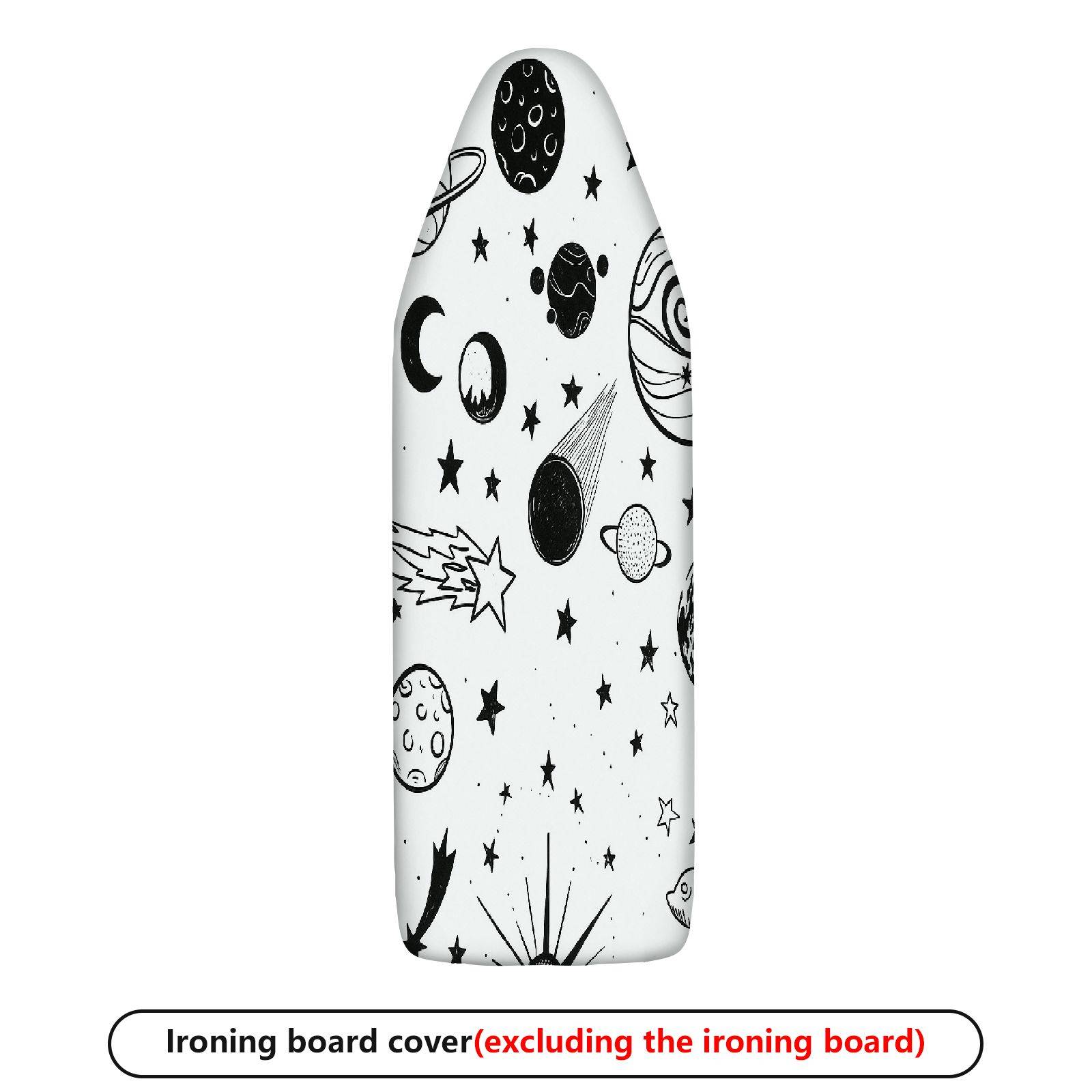 1-Piece Space Stars Planets  Ironing Board Cover, Universal Size, Without Board
