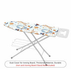 1-Piece Animals Hot Air Balloon Stars  Ironing Board Cover, Universal Size, Without Board