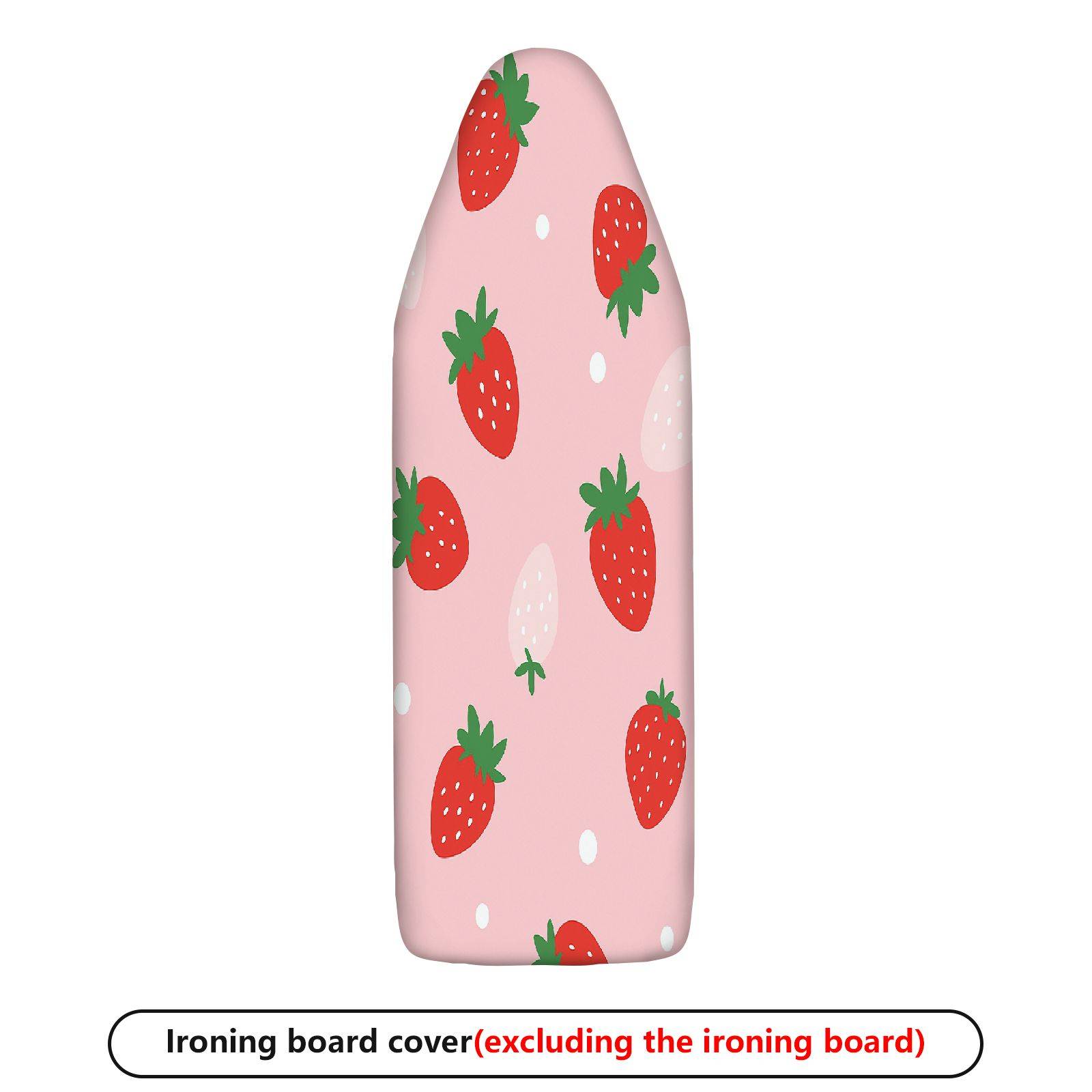 1-Piece Strawberry Pink Red  Ironing Board Cover, Universal Size, Without Board